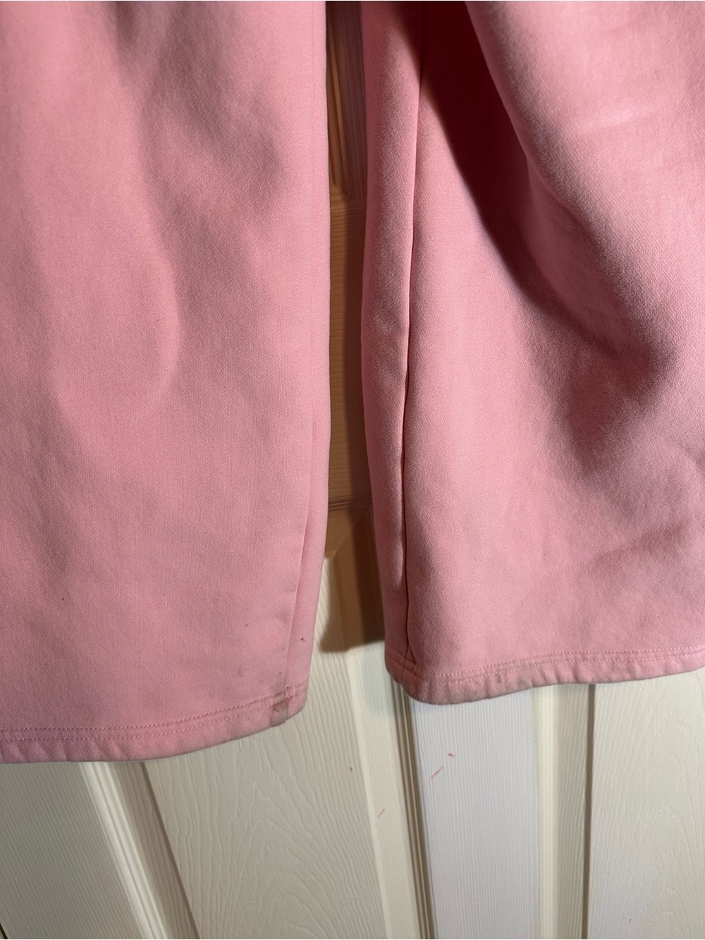 Comfrt Casual Pink Wide-Leg Sweatpants with Elastic Waist - Picture 6 of 7